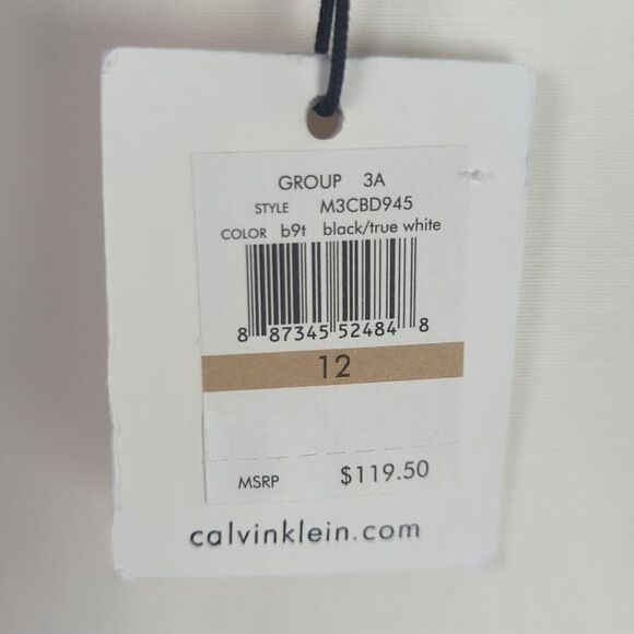 NWT! Calvin Klein Leopard Print Color Block Dress - Picture 12 of 15